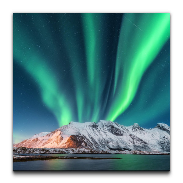 East Urban Home Leinwandbild Polarlichter | Wayfair.de